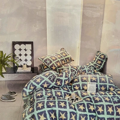 GeoStar Cotton Comfort Bedding with 2Pcs Pillow Covers